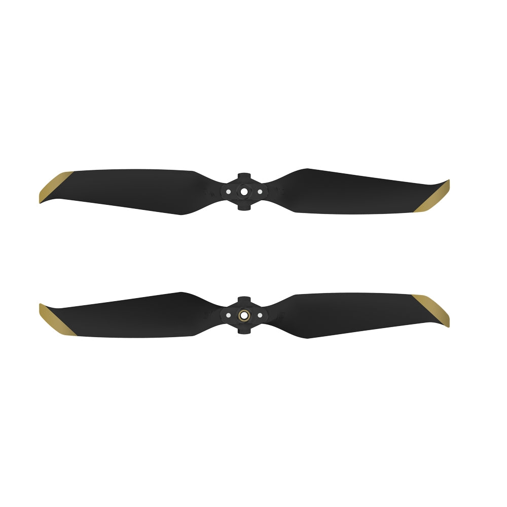 1 Pair Sunnylife 7238F-1 For DJI Mavic Air 2 Low Noise Quick-release Propellers(Gold)