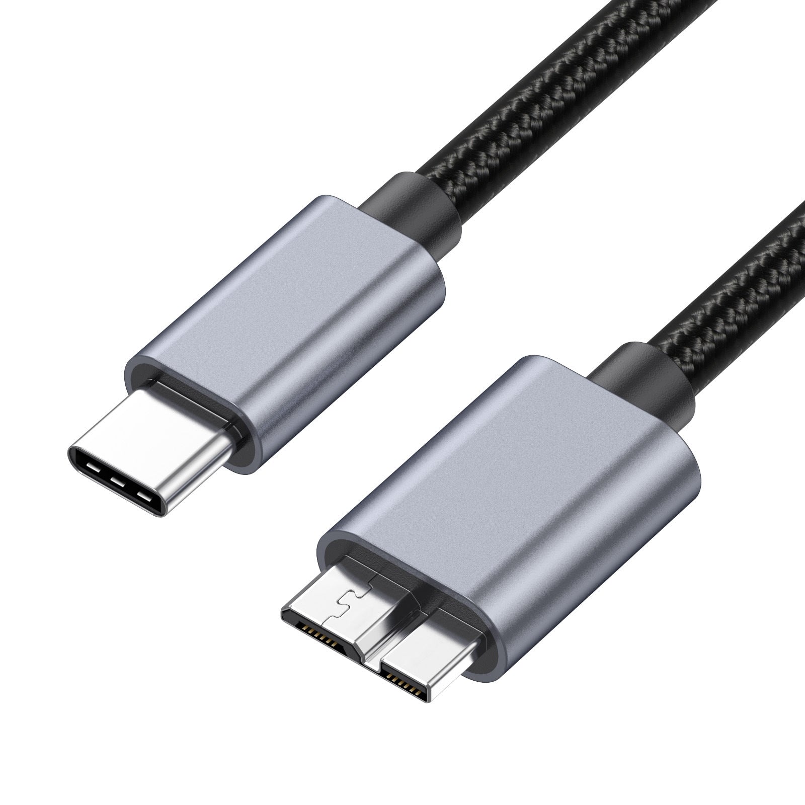 10Gbps USB-C / Type-C 3.1 to Micro B Mobile Hard Disk Adapter Cable, Length:0.5m