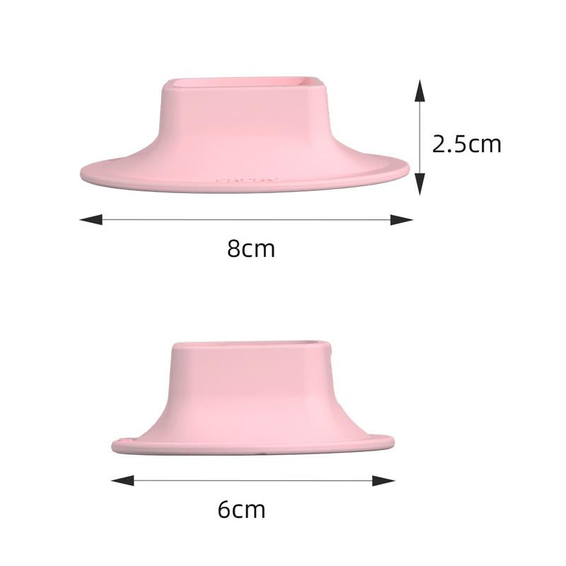 For DJI OSMO Pocket 3 BRDRC Silicone Desktop Base Bracket(Pink)