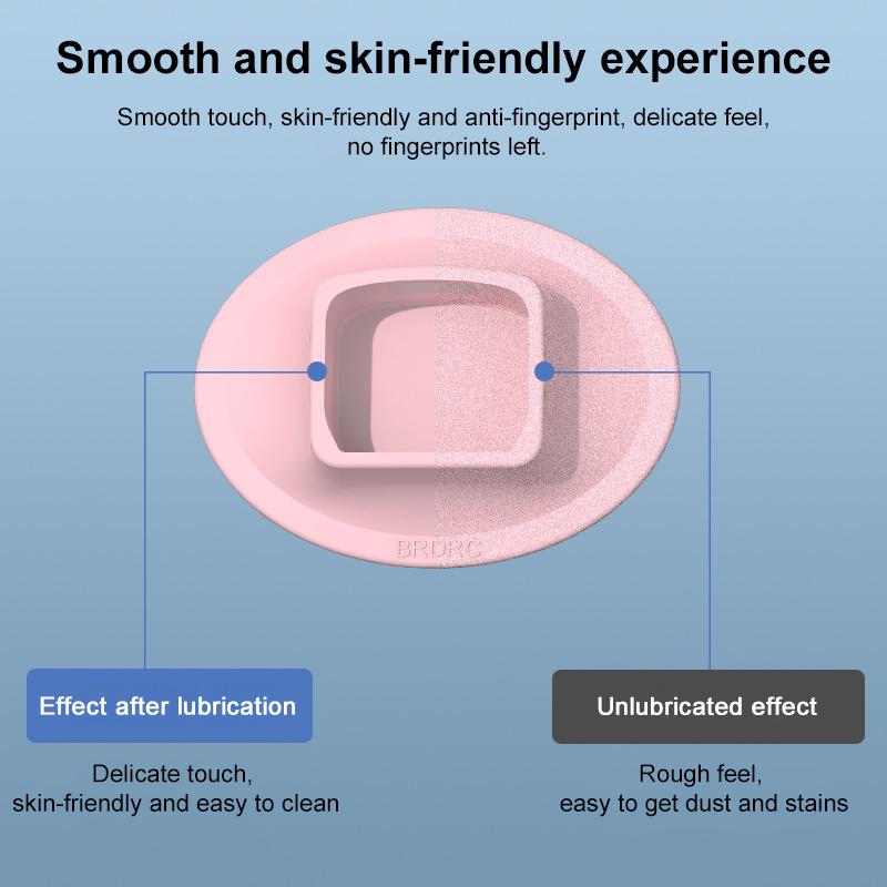 For DJI OSMO Pocket 3 BRDRC Silicone Desktop Base Bracket(Pink)
