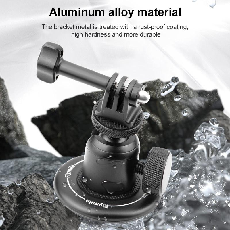 Strong Magnetic Round Base Kit Aluminum Alloy Desktop Base