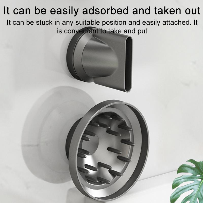 Aluminum Air Nozzle Stand For Dyson / Laifen Hairdryer(White)