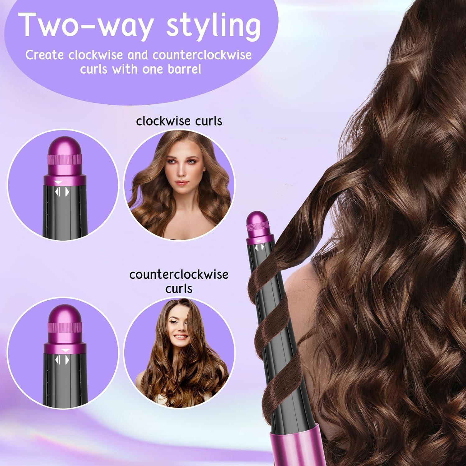 Long Conical Curling Iron Accessories For Dyson Airwrap HS01/ HS05 / HS08(Rose Red)