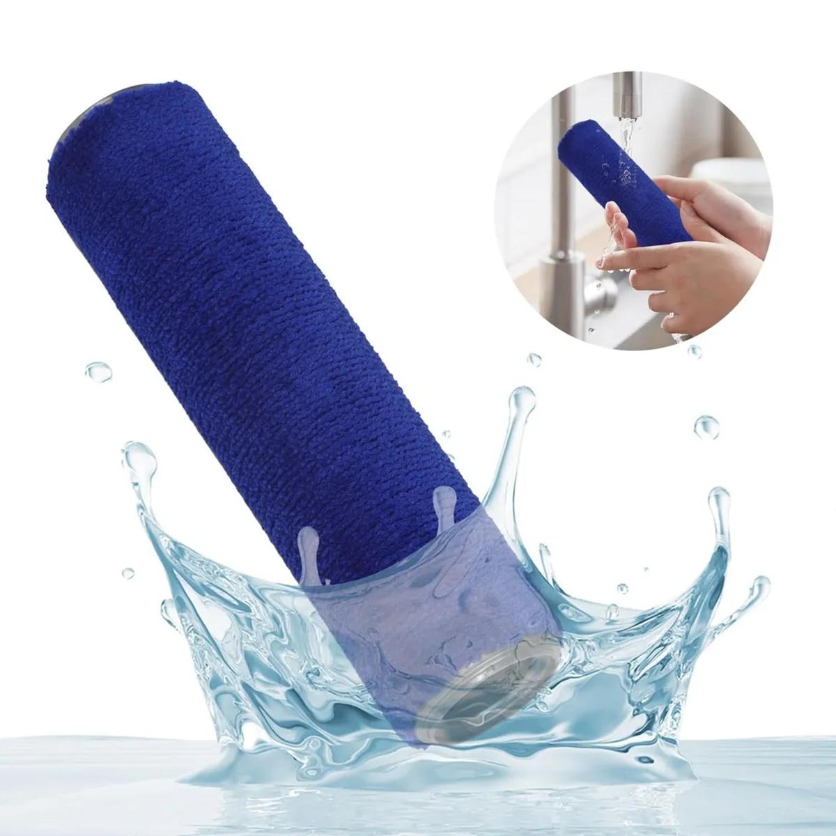 Vacuum Cleaner Cleaning Soft Velvet Roller Brush For Dyson V12(Blue)