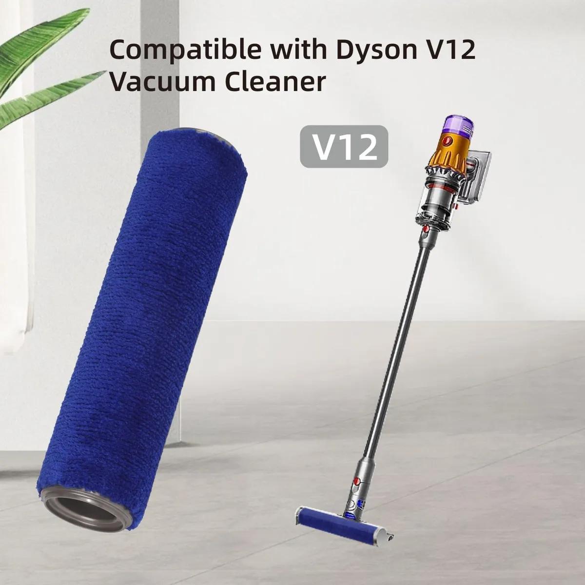 Vacuum Cleaner Cleaning Soft Velvet Roller Brush For Dyson V12(Blue)