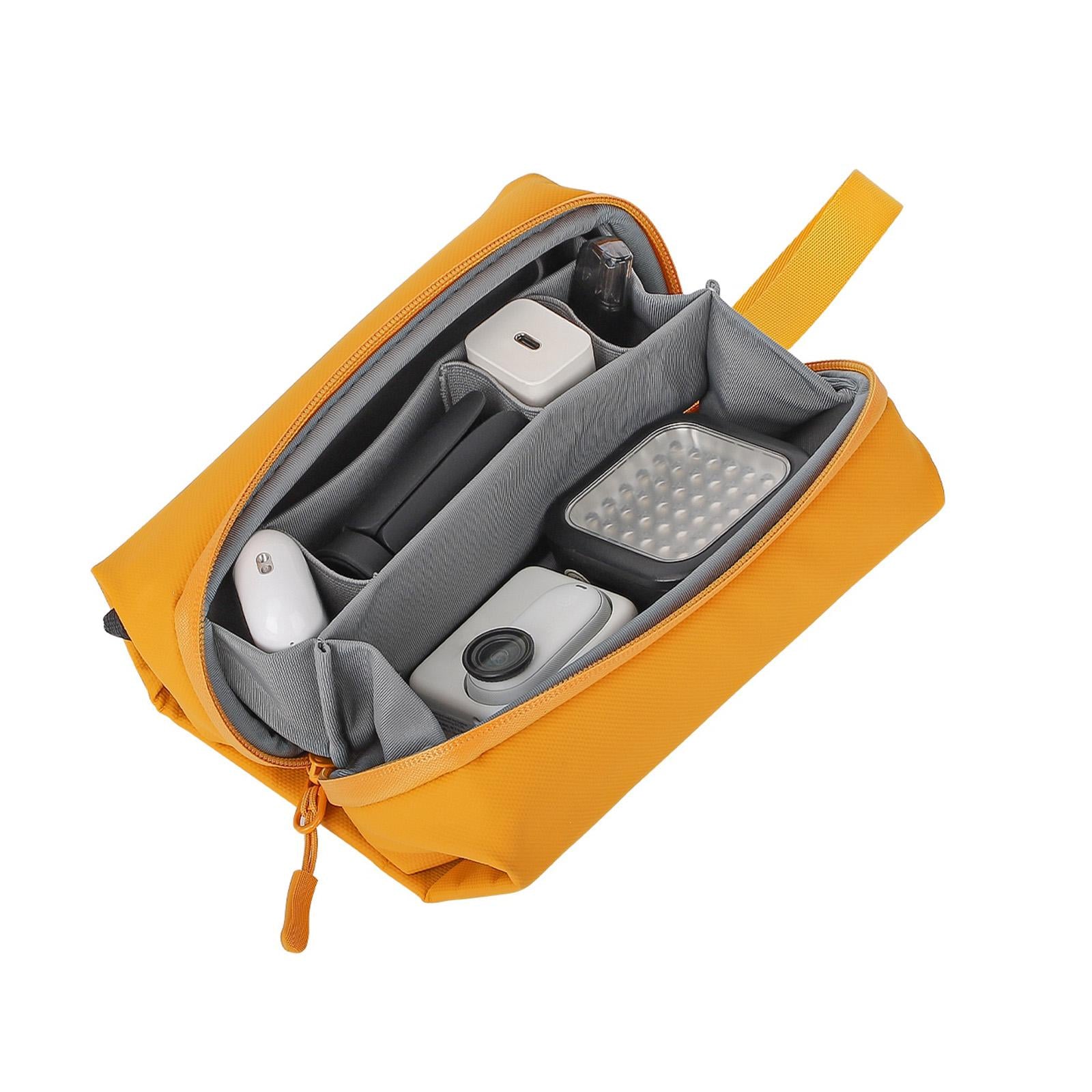 For DJI OSMO Pocket 3 Sunnylife Carrying Handbag Storage Shoulder Bag Combo Bags Mini Travel Daily Pouch(Orange)