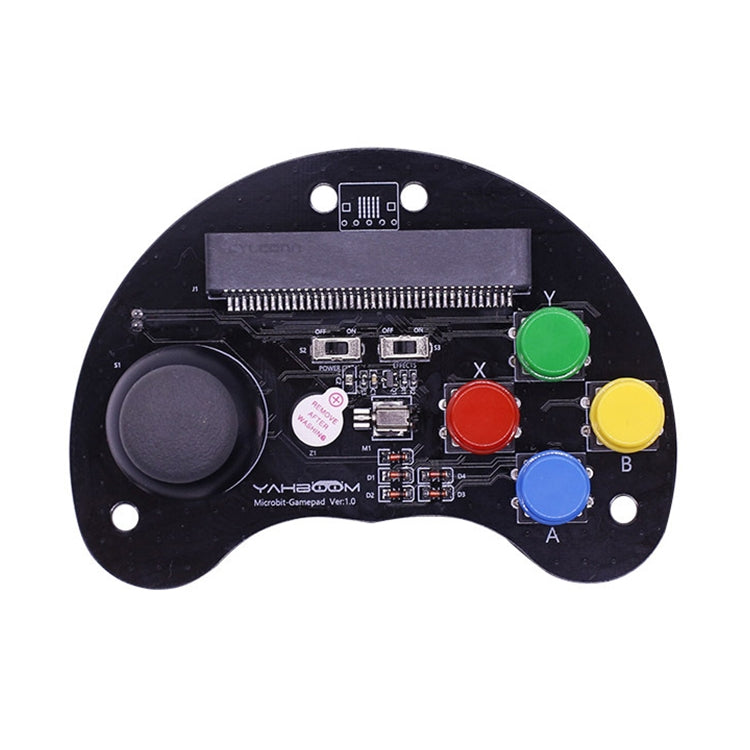 Yahboom Microbit Basic Game Handle Board, Compatible with Micro:bit V2/1.5 Board, without Micro:bit V2/1.5 Board