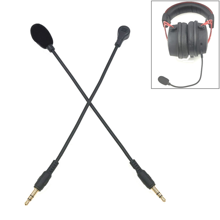 ZJ033MR-03 19cm Stereo 3.5mm Straight Plug Gaming Headset Sound Card Live Microphone