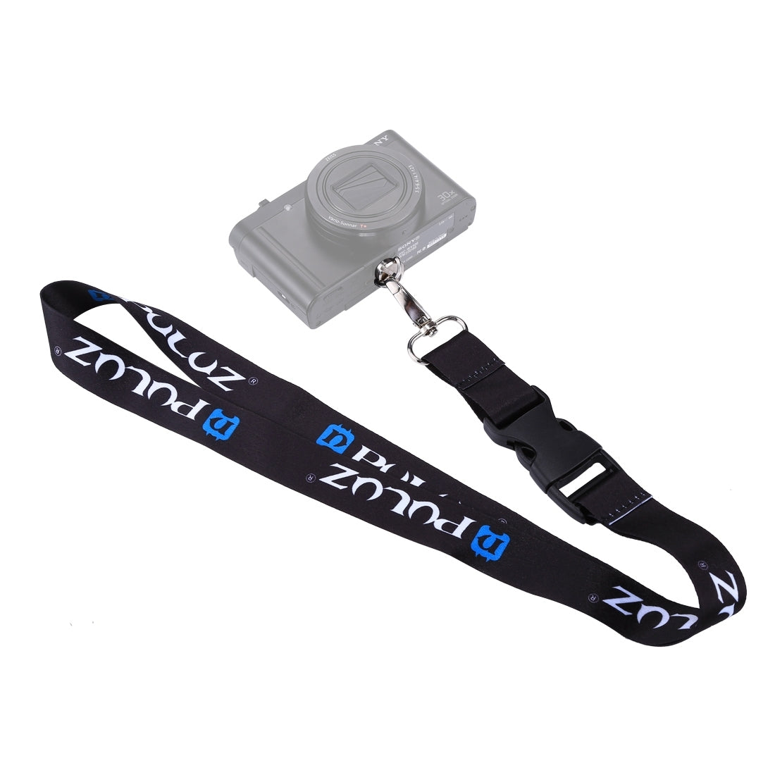 PULUZ 60cm Detachable Long Neck Strap Lanyard Sling with 1/4 inch ScrewGoPro, Insta360, DJI and Other Action Cameras