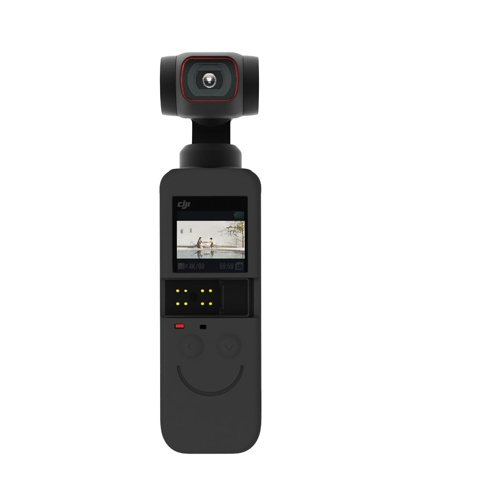 PULUZ  2 in 1 Silicone Cover Case Set for DJI OSMO Pocket 2 (Black)