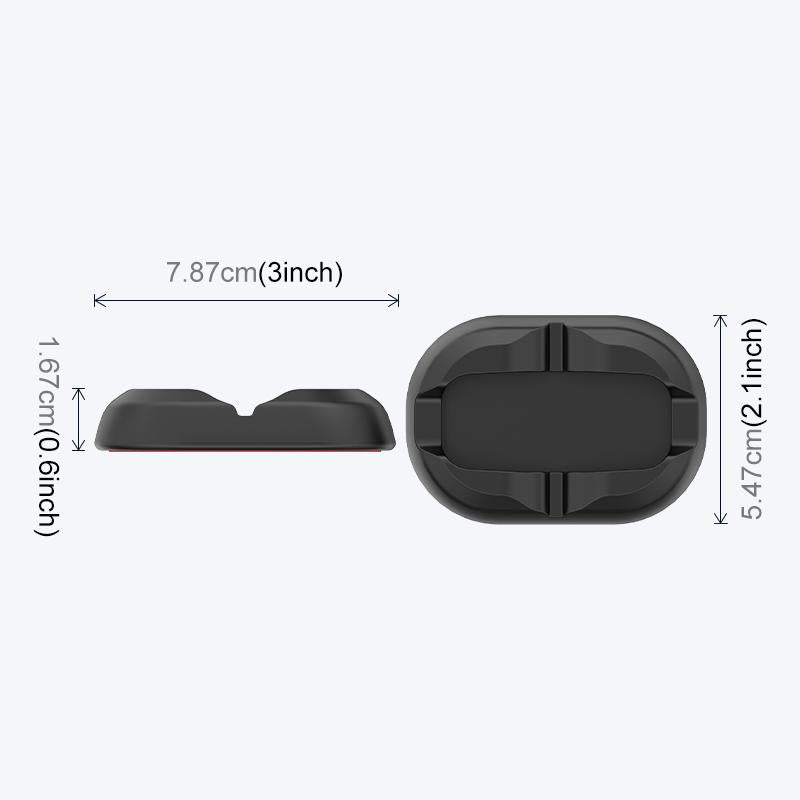 For DJI Osmo 360 PULUZ Car Plastic Base Stand (Black)