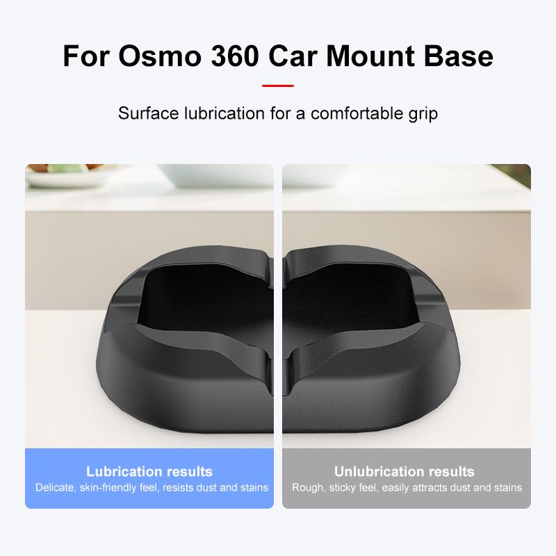 For DJI Osmo 360 PULUZ Car Plastic Base Stand (Black)