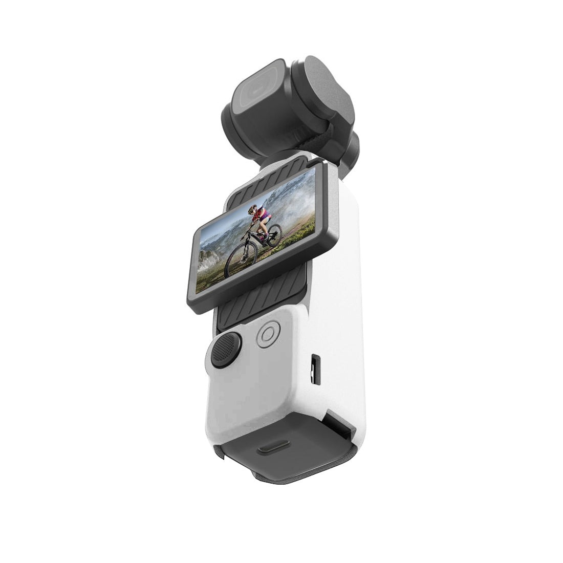 For DJI OSMO Pocket 3 PULUZ  3 in 1 Silicone Cover Case Set (White)