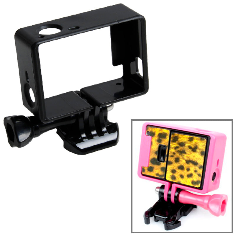 TMC High Quality Tripod Cradle Frame Mount Housing for GoPro HERO4 /3+ /3, HR191(Black)