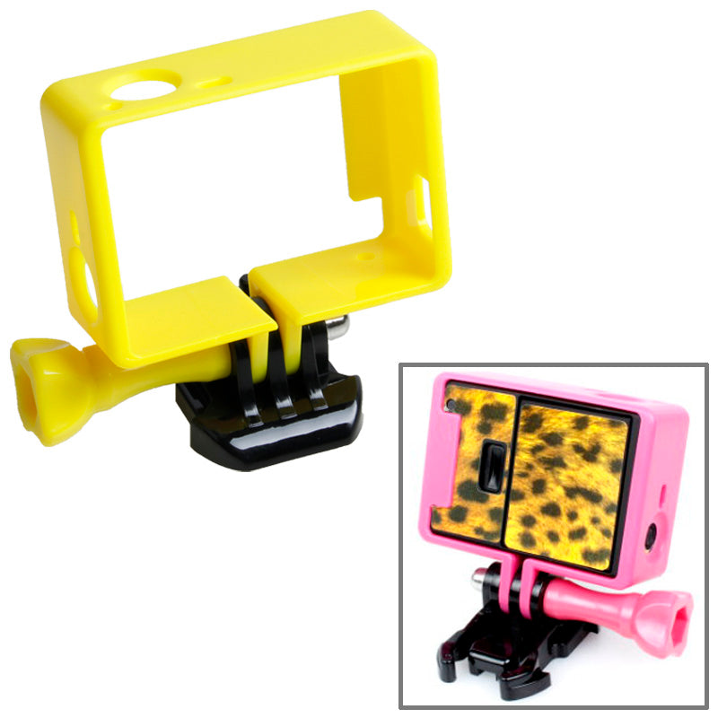 TMC High Quality Tripod Cradle Frame Mount Housing for GoPro HERO4 /3+ /3, HR191(Yellow)