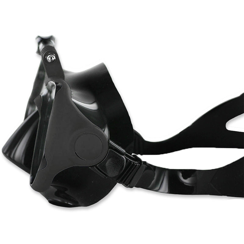 Water Sports Diving Equipment Diving Mask Swimming Glasses for GoPro, Insta360, DJI and Other Action Cameras(Black)