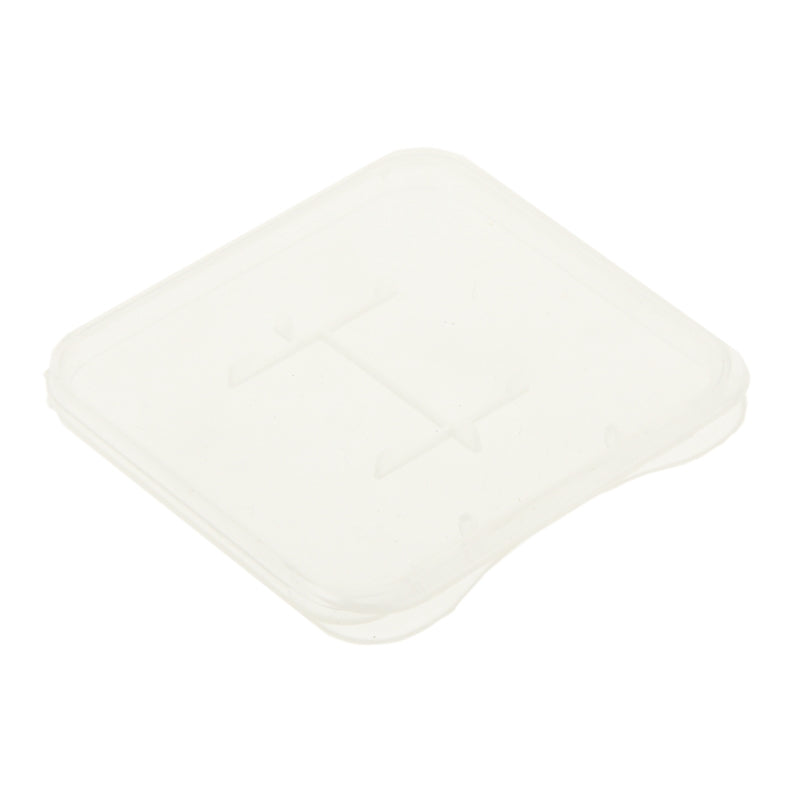 100 PCS Transparent Plastic Storage Card Box for Micro SD Card (TF Card)