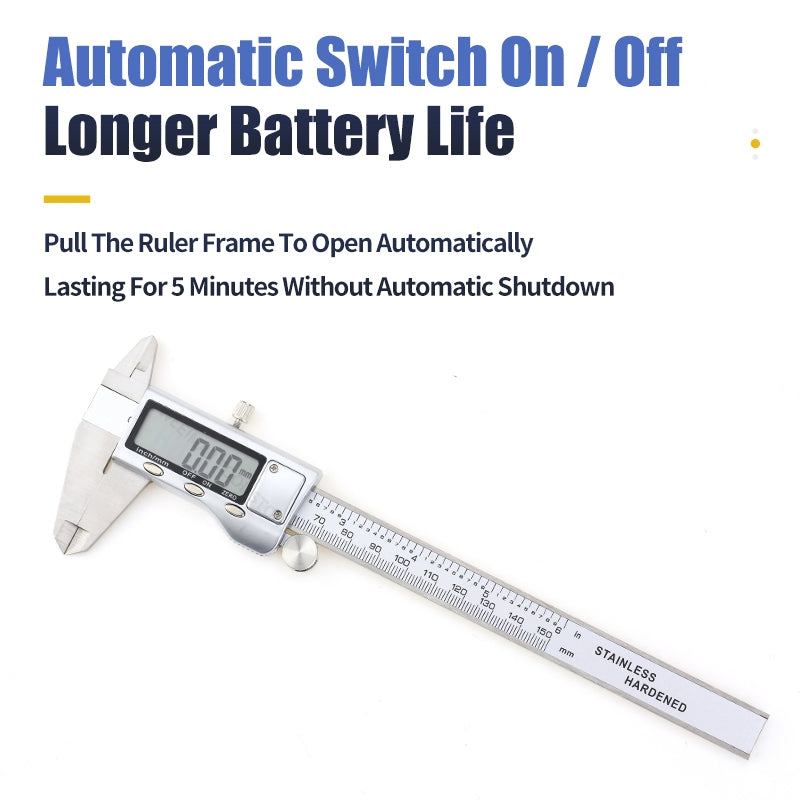 0-150mm LCD Digital Calipers Electronic Digital Vernier Caliper