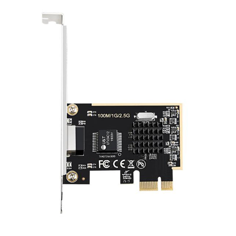 2500Mbps PCI-E RTL8125 RJ45 Gigabit Network Adapter 2.5G PCI-E Gaming LAN Card