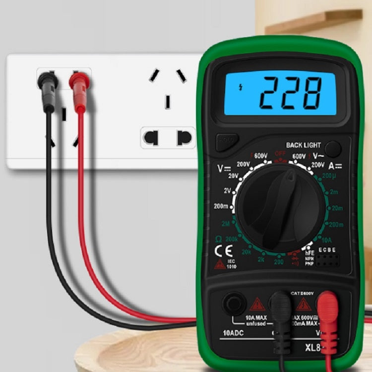 XL830L Portable Handheld Digital Multimeter Current and Voltage Test Meter