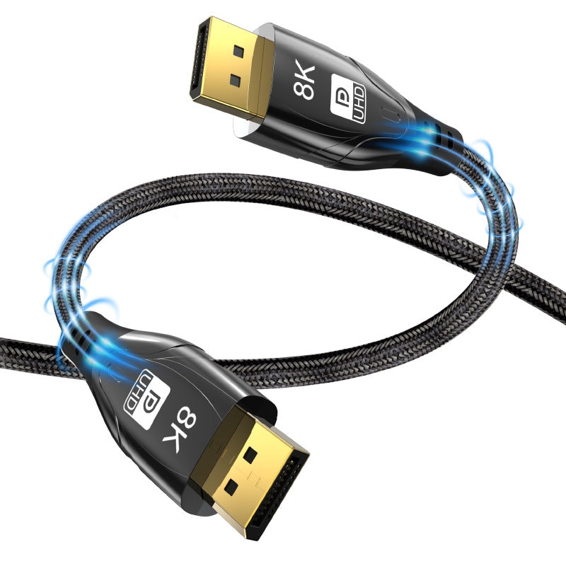 1.5m 1.4 Version DP Cable Gold-Plated Interface 8K High-Definition Display Computer Cable