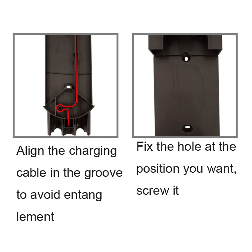 Vacuum Cleaner Hanging Perforated Charging Stand For Dyson V7 V8