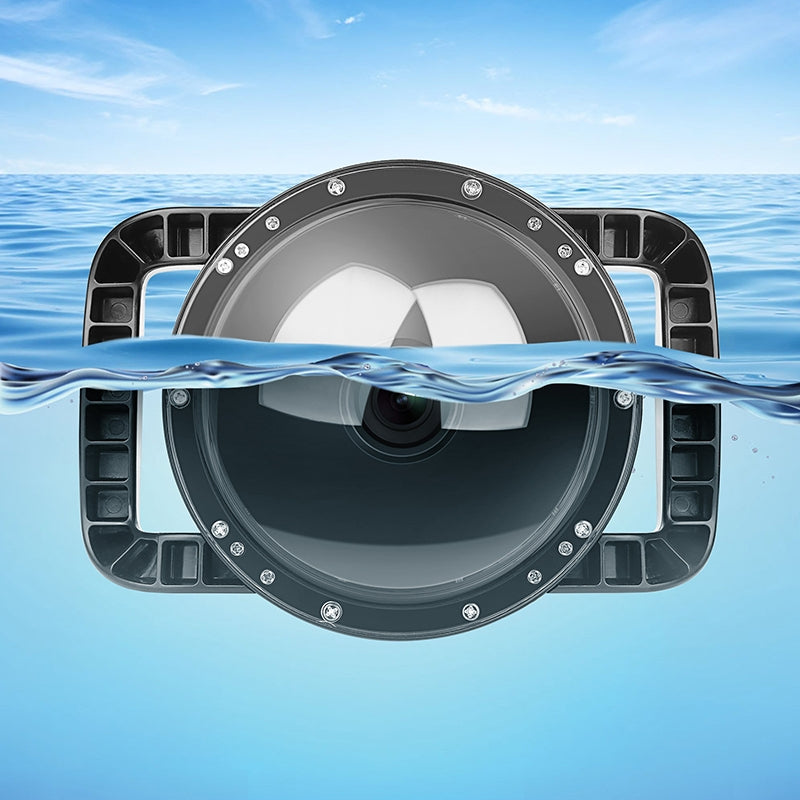 XTGP546 Dome Port Underwater Diving Camera Lens Transparent Cover Housing Case with Handle Trigger For DJI Osmo Action