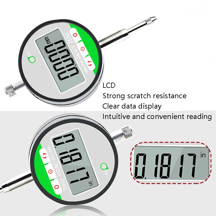 0-12.7mm Waterproof And Dustproof Digital Indicator For Stroke Measurement(Digital Dial Indicator)