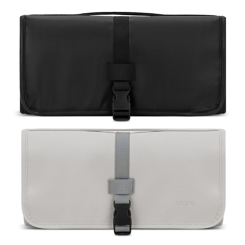 Baona BN-DS004 PU Leather Portable Storage Bag For Dyson Hair Curler(Black)