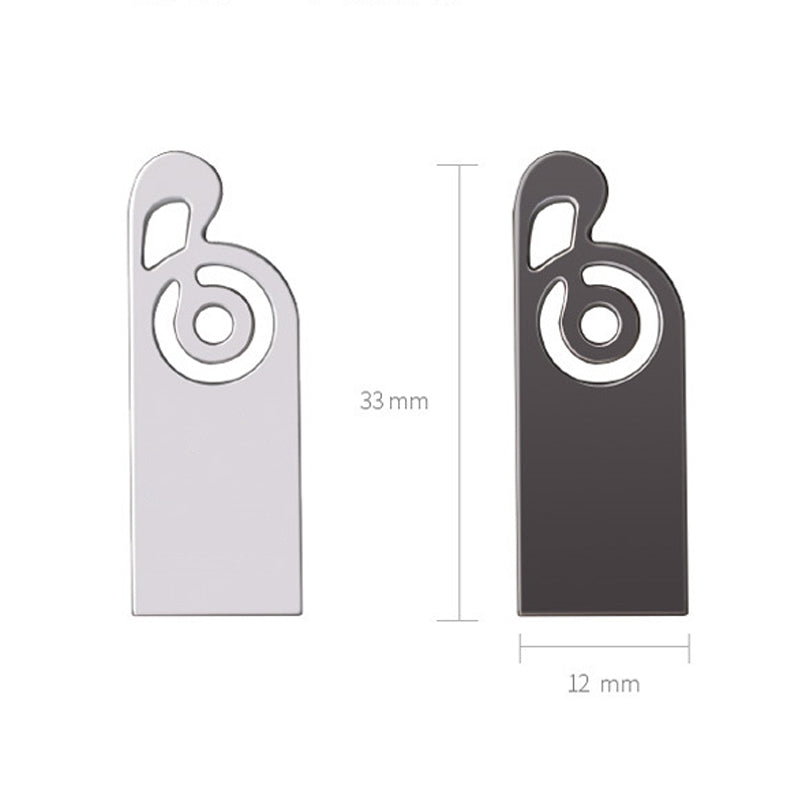 Zsyyh2 USB 2.0 High Speed Music Note USB Flash Drives, Capacity: 4GB(White)