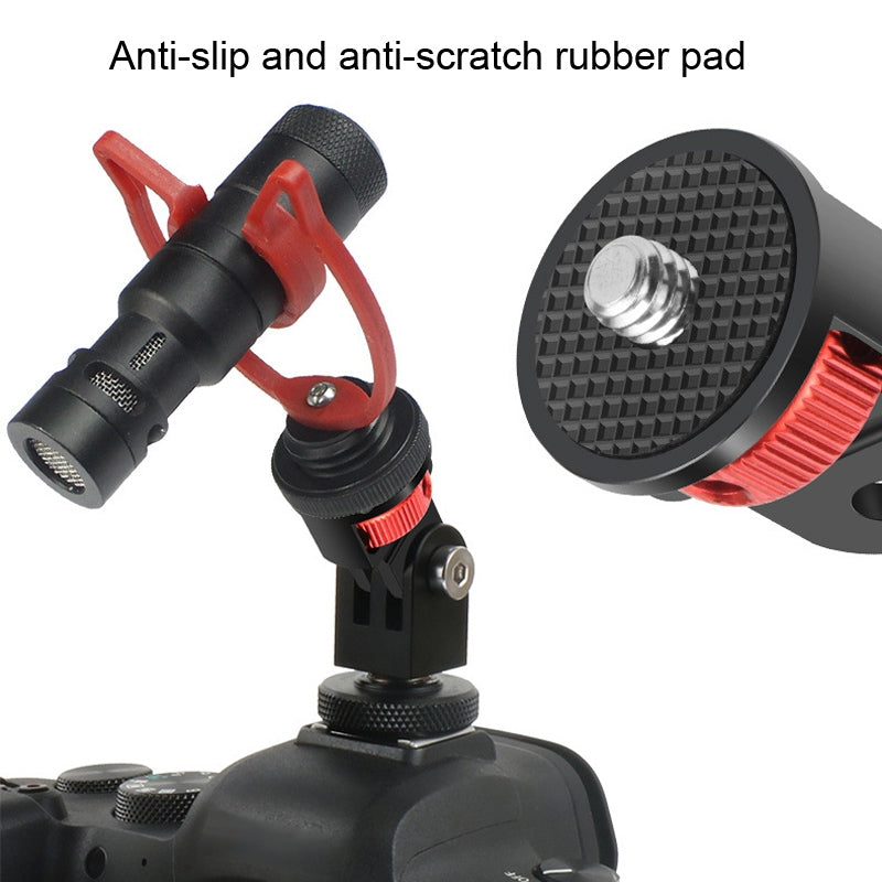 1/4 Inch Screw Converter Tripod Adapter for Sport Camera(Red)