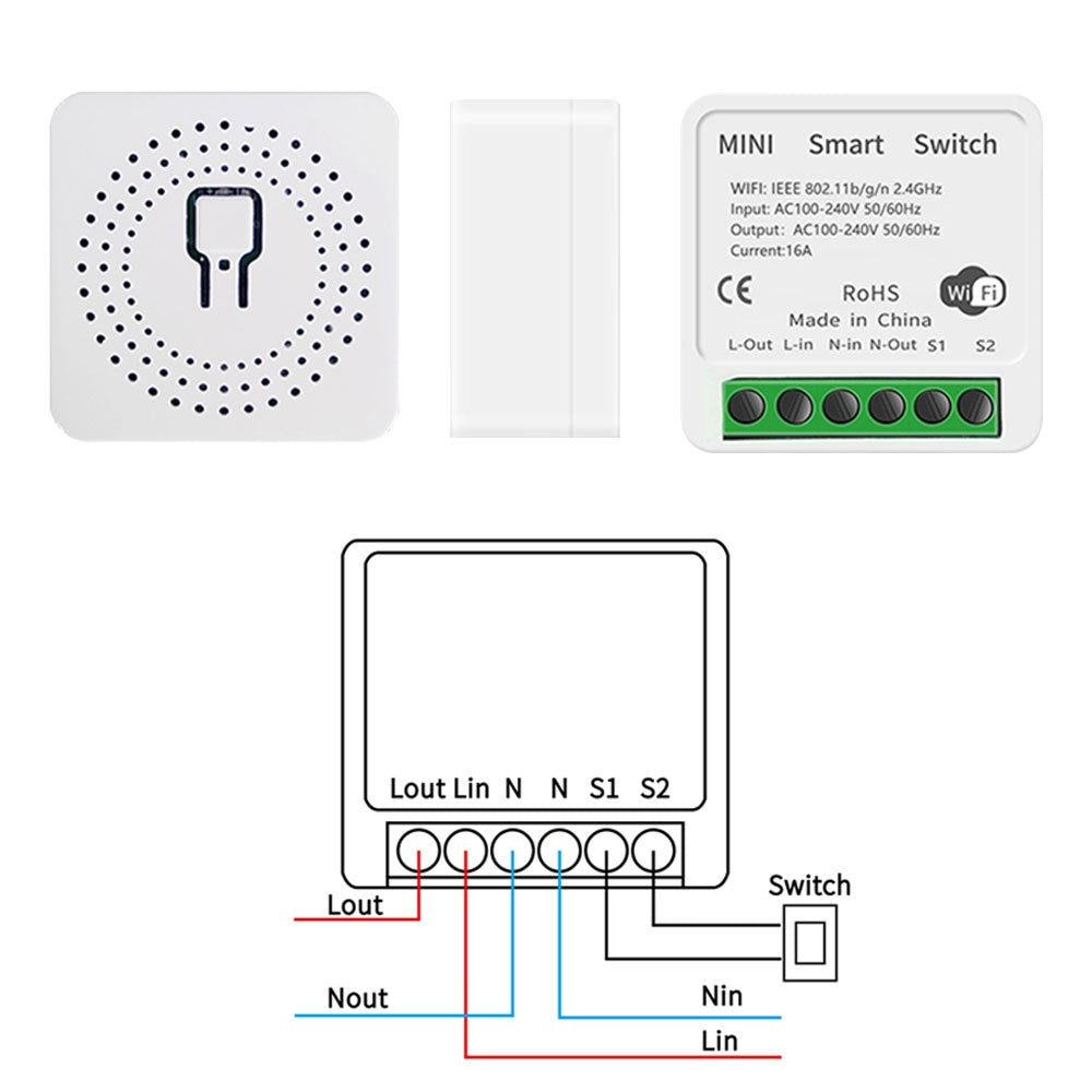 003 WiFi App Remote Voice Control Smart Switch(WiFi+Bluetooth Dual-mode 16A)