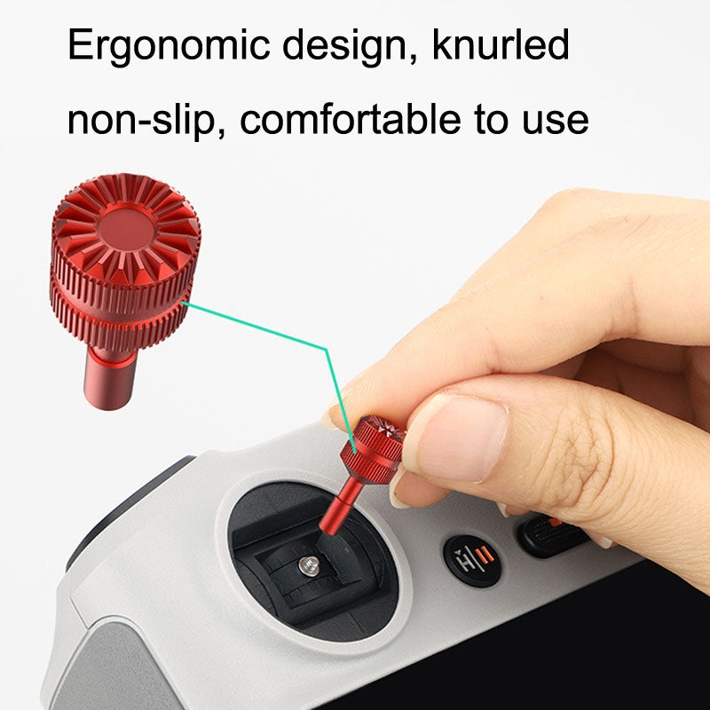1 Pair Sunnylife MM3-YG393 For DJI Mini3 Pro DJI RC With Screen Remote Control Thumb Rocker(Titanium)