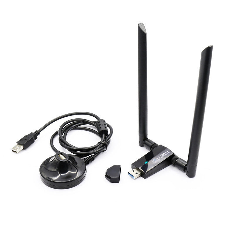 1200m Wireless Network Card 802.11AC USB3.0 Dual Frequency 2.4G/5.8G WiFi Receiver