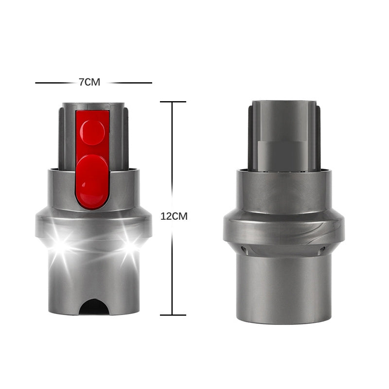 For Dyson V7 V8 V10 V11 V15 Vacuum Cleaner Suction Head Adapter with LED Light