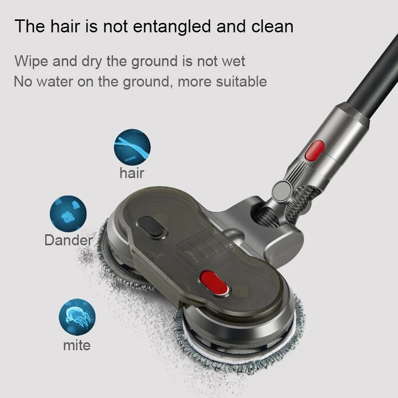 For Dyson V15 Vacuum Cleaner Electric Wet Dry Mopping Head With Water Tank & 6pcs Rag