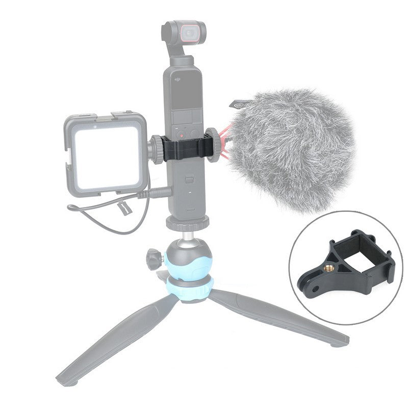 Bracket+Adapter RCSTQ for DJI Pocket 2 Expansion Adapter Holder Camera Fixed Connection Accessories