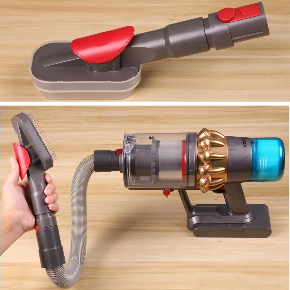 For Dyson V6 V7 V8 V9 Meile Vacuum Cleaner Pet Hair Removal Brush, Spec: With 35-32mm Adapter
