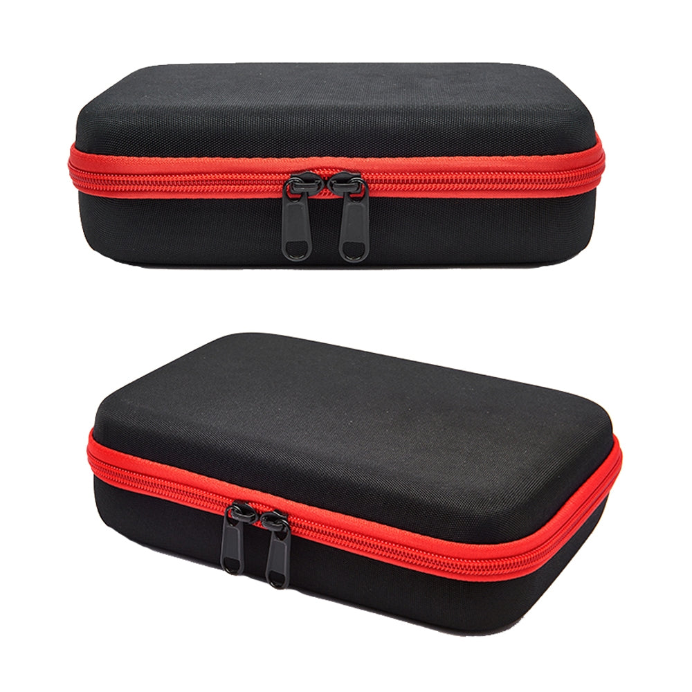 For DJI Osmo Pocket 3 Storage Bag Pocket Camera Handbag(Black Shell Red Inner)