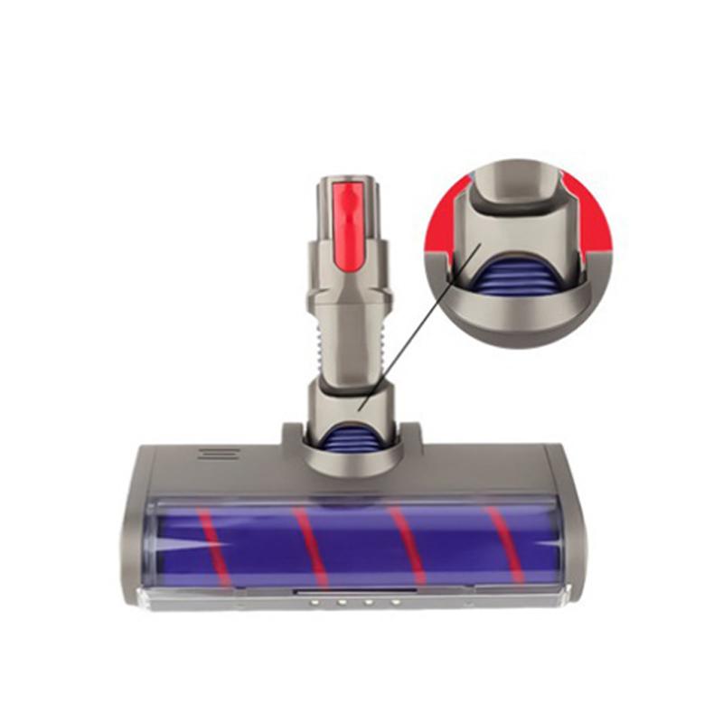 For Dyson V7-V11 G5 Vacuum Cleaner Soft Fleece Floor Brush With Dust Display LED Lamp