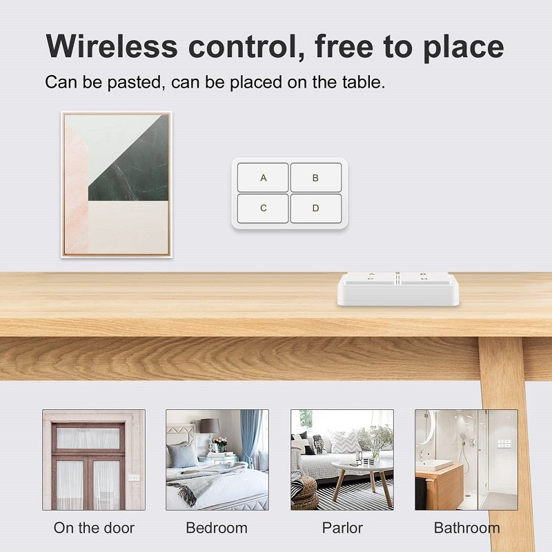 Zigbee Tuya 4-key Situational Remote Control Smart Switch(YSB34)