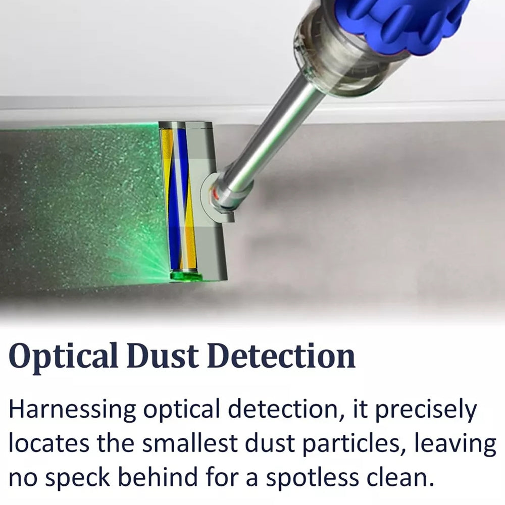 For Dyson V10 Slim V12 Slim Vacuum Cleaner Soft Brush Head With Green Light Dust Display Lamp