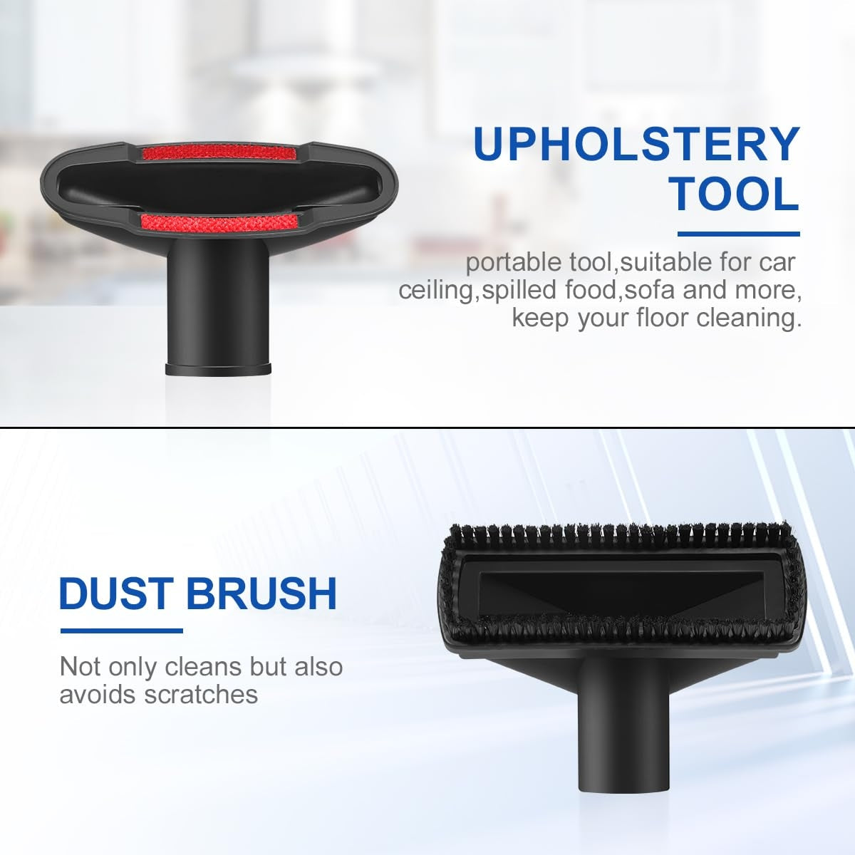 10 In 1 Universal Vacuum Attachments 32mm Nozzle Adapter Accessories Cleaning Kit