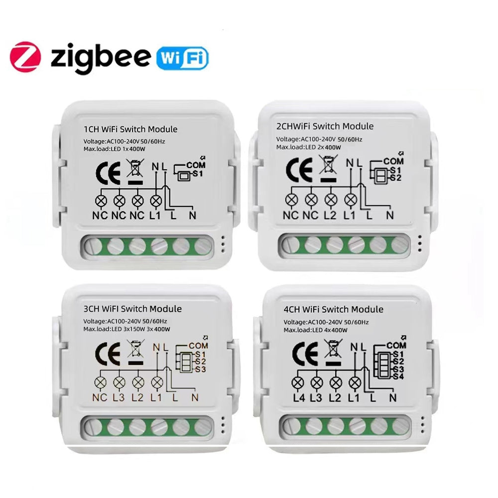 1CH  WiFi  Smart Switch Module For Alexa / Google Home / Tuya Smart Life APP