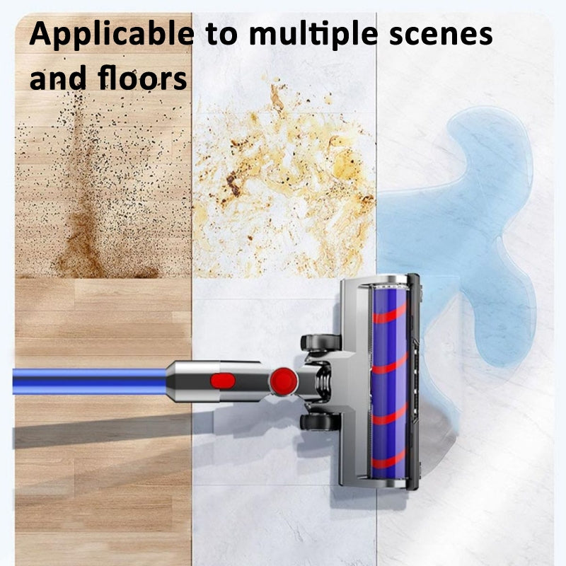 For Dyson V6 Vacuum Cleaner Soft Velvet Floor Brush Head with LED Lighting Independent Motor