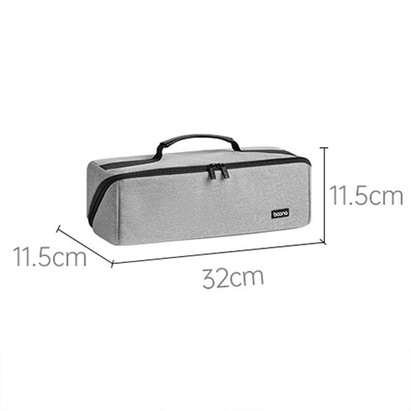 For Dyson Baona BN-DS010 Large Capacity Waterproof Hair Dryer Storage Bag(Gray)