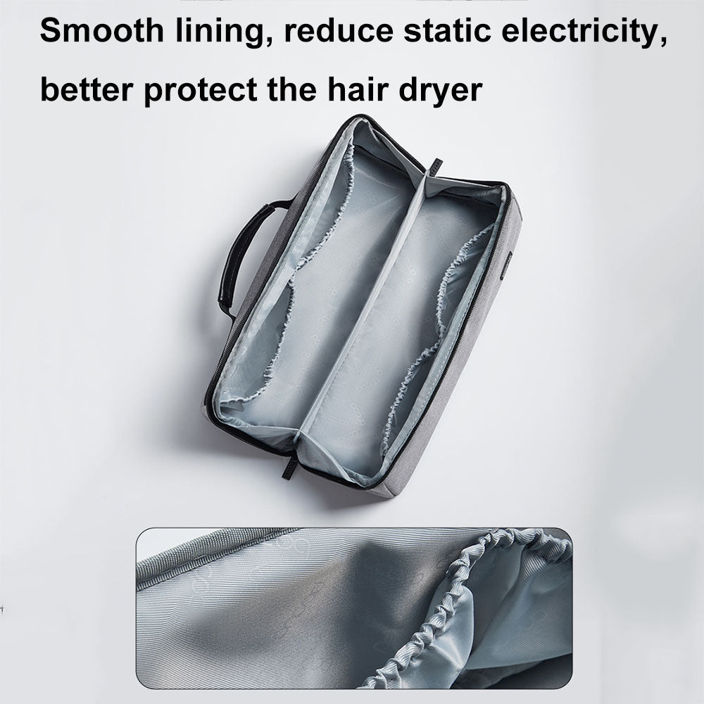 For Dyson Baona BN-DS010 Large Capacity Waterproof Hair Dryer Storage Bag(Black)