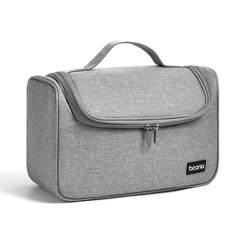 For Dyson Baona BN-DS002 Large Capacity Portable Handheld Hair Dryer Storage Bag with Hook(Gray)