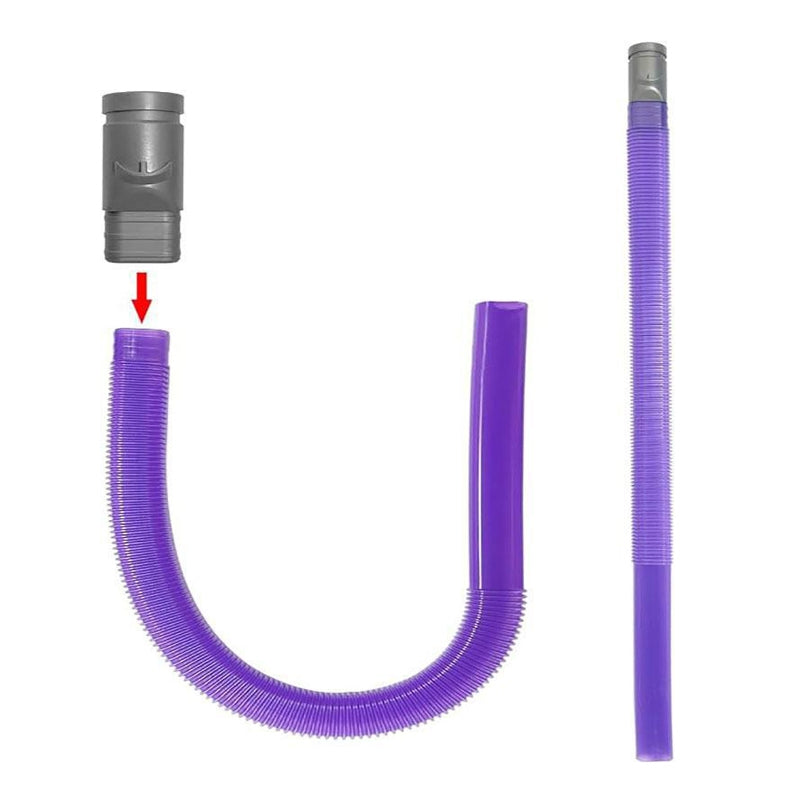 For Dyson V6 / DC Cordless Vacuum Dryer Vent Cleaner Kit Hose Attachment  Purple