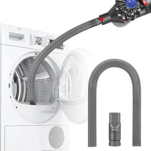 For Dyson V6 / DC Cordless Vacuum Dryer Vent Cleaner Kit Hose Attachment Gray